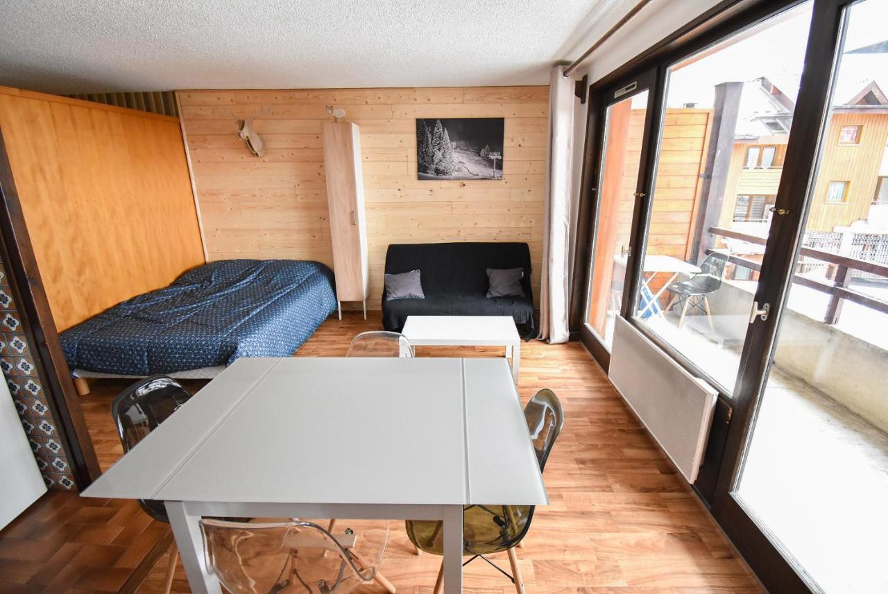 Le Relai S34 - Grand Et Lumineux Studio Avec Coin Montagne 4-6 Pers Avec Wifi, 50M Des Pistes, Grand Balcon Expose Sud, Draps Non Compris Saint-Jean-dʼAulps Exteriör bild