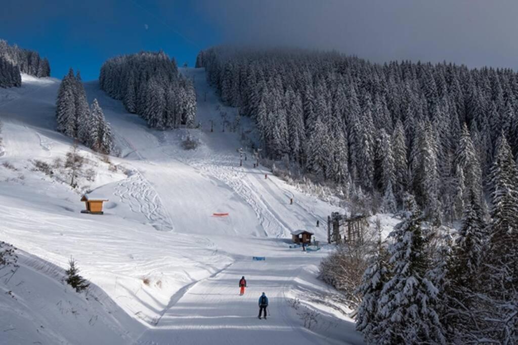 Le Relai S34 - Grand Et Lumineux Studio Avec Coin Montagne 4-6 Pers Avec Wifi, 50M Des Pistes, Grand Balcon Expose Sud, Draps Non Compris Saint-Jean-dʼAulps Exteriör bild